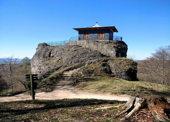 아파트 In The Thuringian Forest With Roof